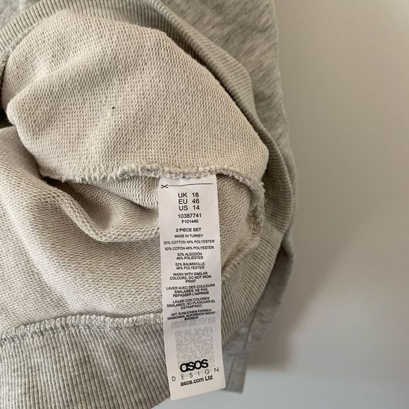 ASOS lounge sweatshirt gray - Picture 7 of 7